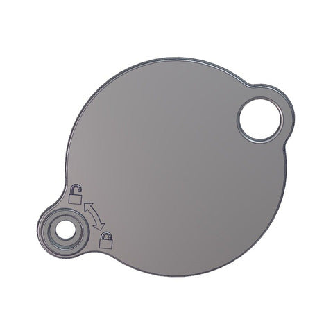 Rear end door w. silkprint 62410110