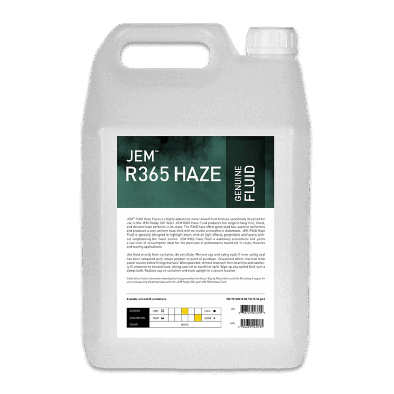 JEM R365 Haze Fluid, 4x 5 l P/N 97120418