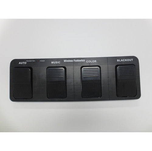 Chauvet assembled four-pedal wireless footswitch, manufacturer part PTK430100030543