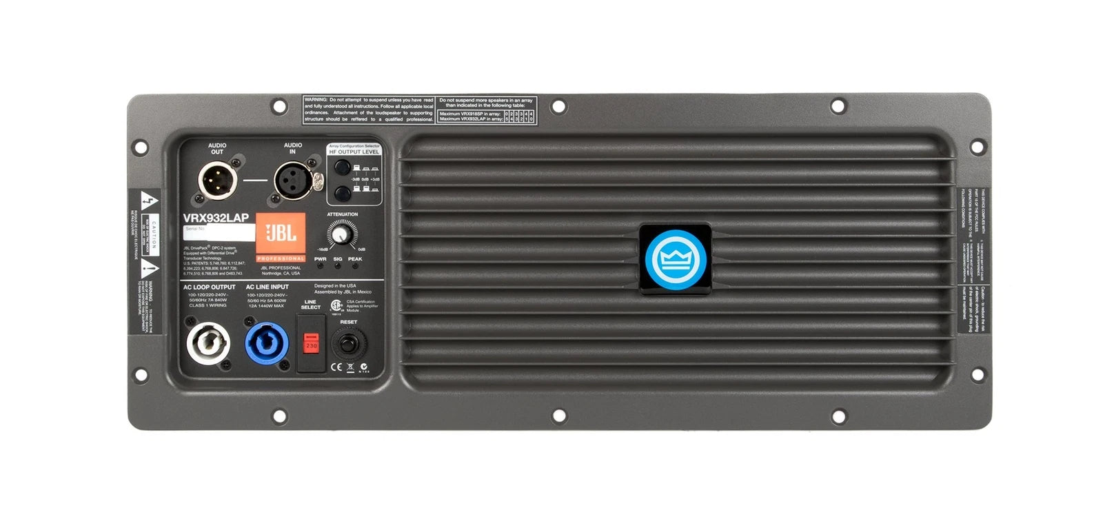JBL 363679-004X Amp Assembly for VRX932LAP