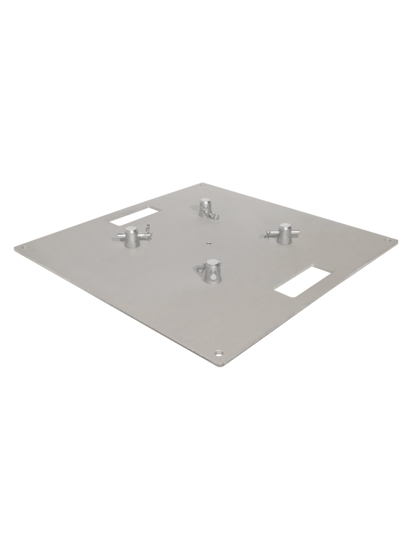 24in aluminum base plate with 1 set of connecting hardware - product view 3