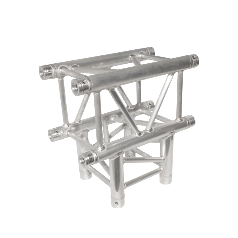 3-Way, T-junction with 1 set of connecting hardware - product view 1