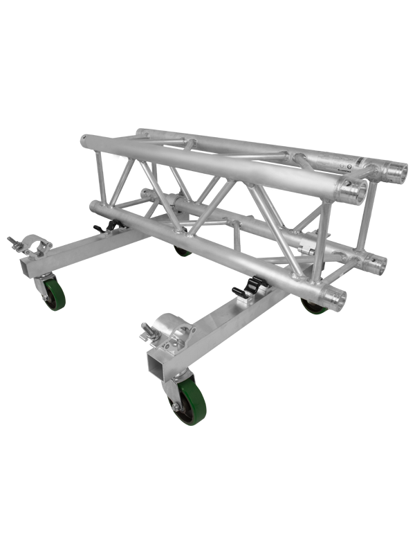Truss cart with wheels and ratcheting straps - product view 6