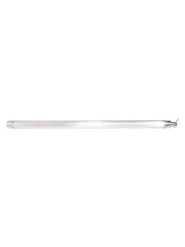 1m pipe and connection hardware - product view 3
