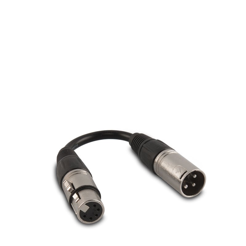 5-Pin Female to 3-Pin Male - product view 1