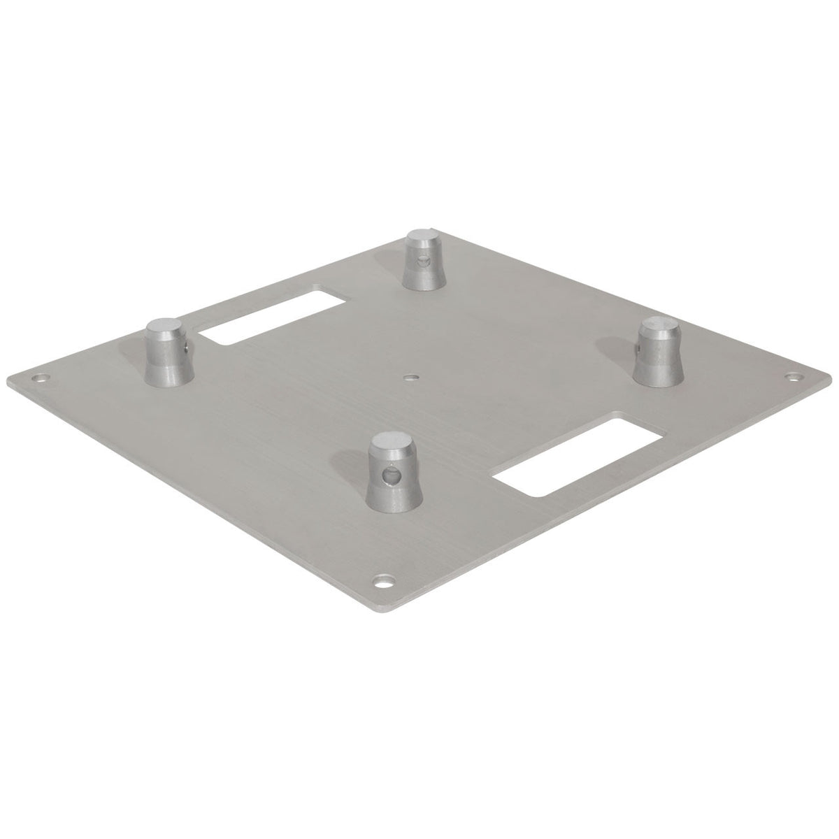 16in aluminum base plate with 1 set of connecting hardware - product view 1