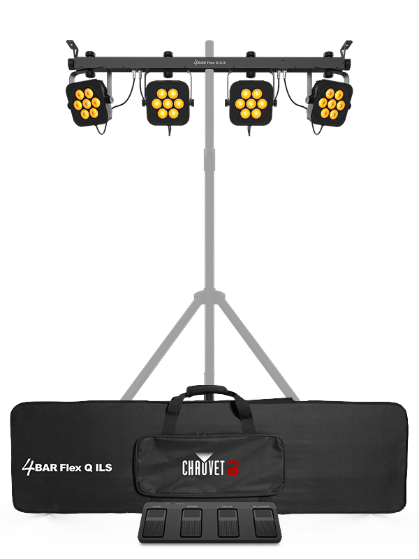 CHAUVET DJ 4BAR Flex Q ILS with bag and footswitch