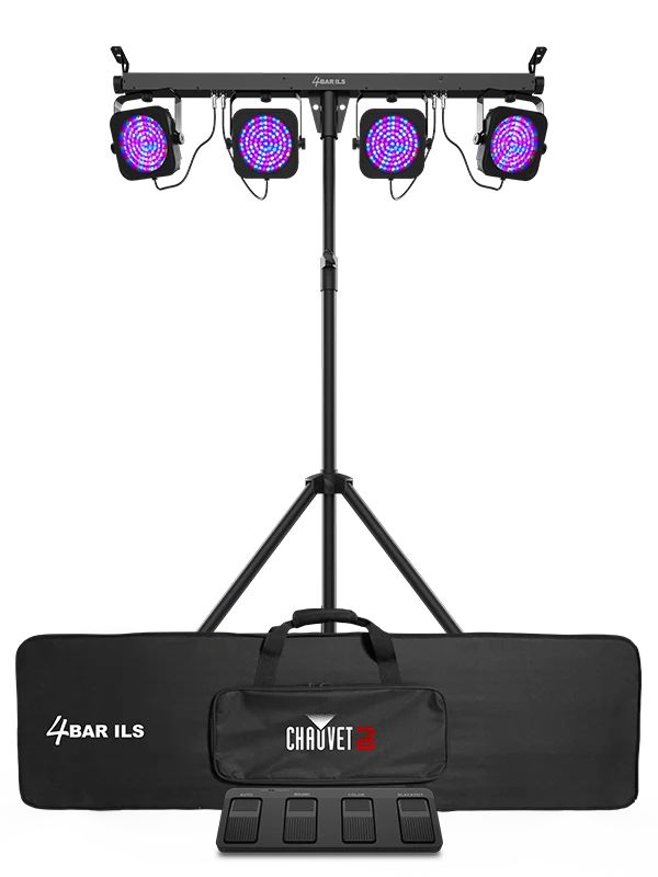 CHAUVET DJ 4BAR ILS with tripod and carrying bags