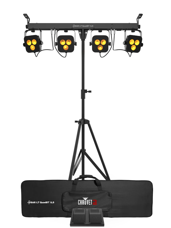 CHAUVET DJ 4BAR LT Quad BT ILS complete package