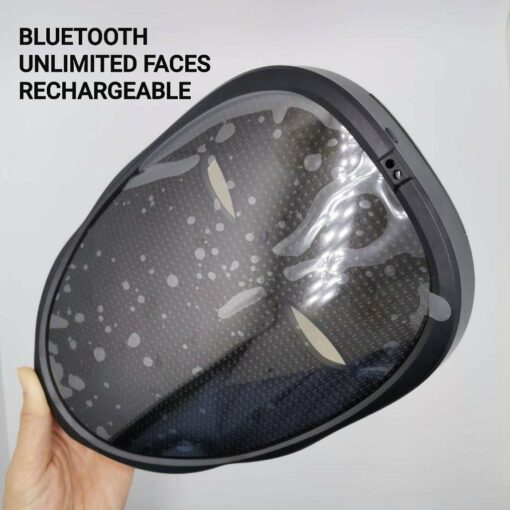 Halloween LED Mask RGB Bluetooth Rechargeable