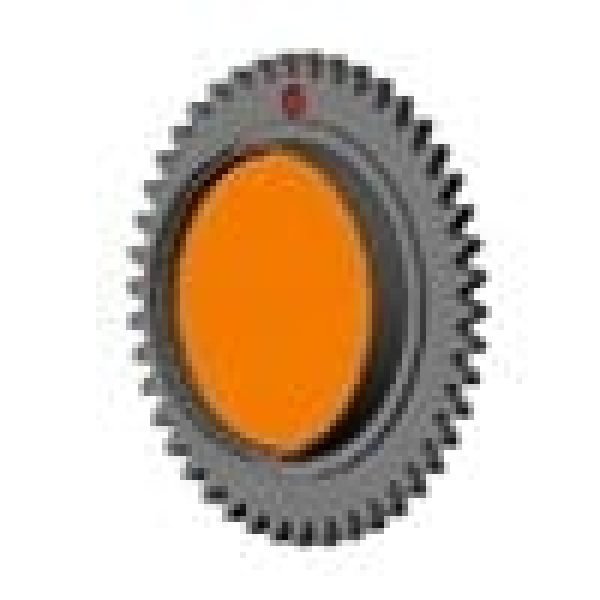 MAC 700 Profile - Gobo, Fused Red/Yellow, D27.8, tex. glass, glued in holder 62325097